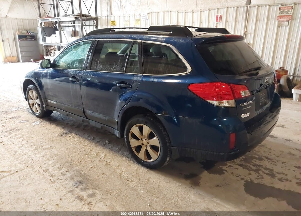 2010 SUBARU OUTBACK 2.5I PREMIUM VIN: 4S4BRBCC2A3334459