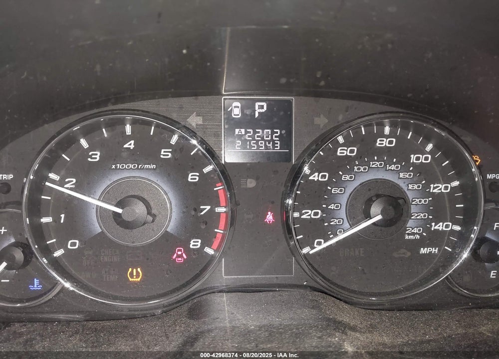 2010 SUBARU OUTBACK 2.5I PREMIUM VIN: 4S4BRBCC2A3334459