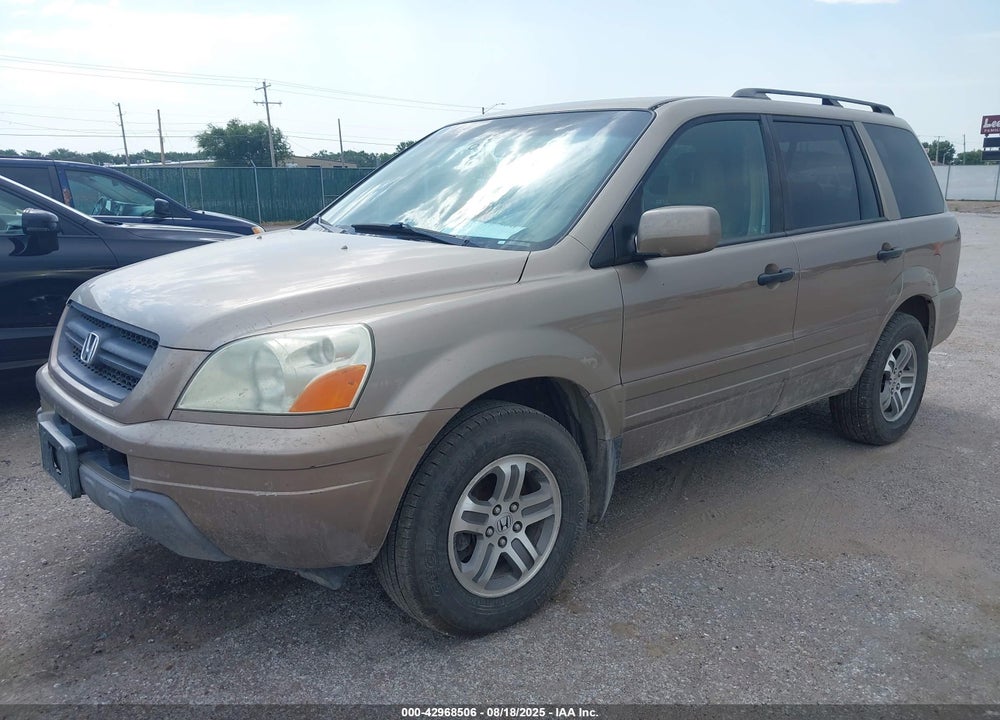 2004 HONDA PILOT EX-L VIN: 2HKYF18544H518581