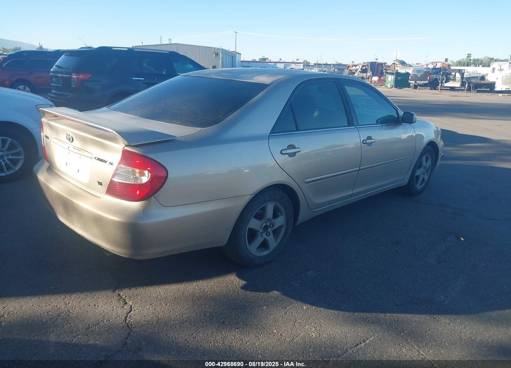 2002 TOYOTA CAMRY SE V6 VIN: JTDBF30K220034938