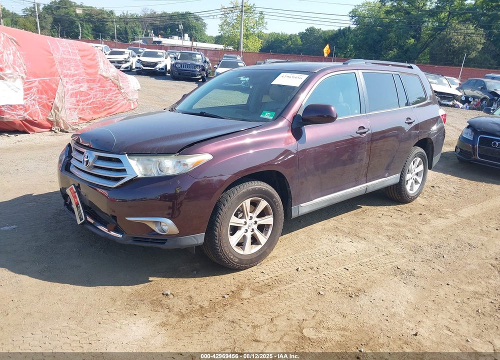 2012 TOYOTA HIGHLANDER VIN: 5TDBK3EH8CS169462