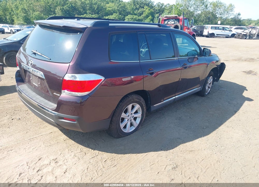 2012 TOYOTA HIGHLANDER VIN: 5TDBK3EH8CS169462