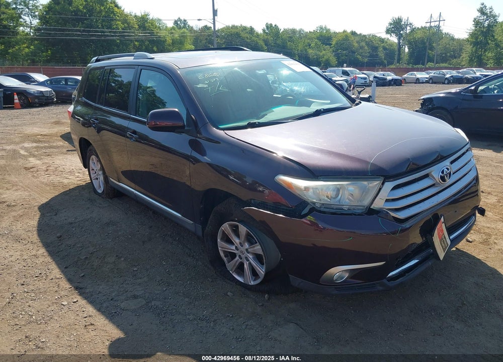 2012 TOYOTA HIGHLANDER VIN: 5TDBK3EH8CS169462