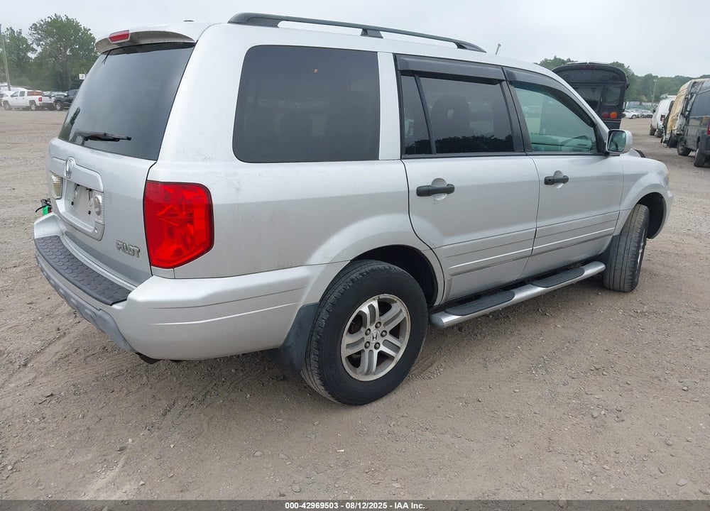 2005 HONDA PILOT EX-L VIN: 5FNYF18515B052138