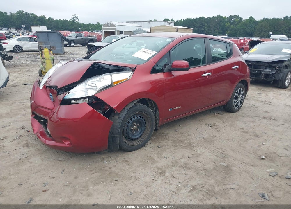 2015 NISSAN LEAF S VIN: 1N4AZ0CP5FC322892