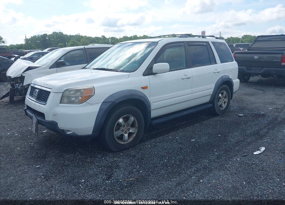 2007 HONDA PILOT EX-L VIN: 2HKYF18707H532256