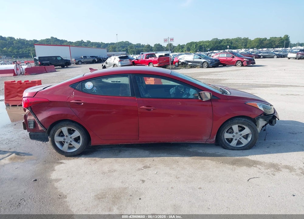 2012 HYUNDAI ELANTRA VIN: KMHDH4AE6CU414601