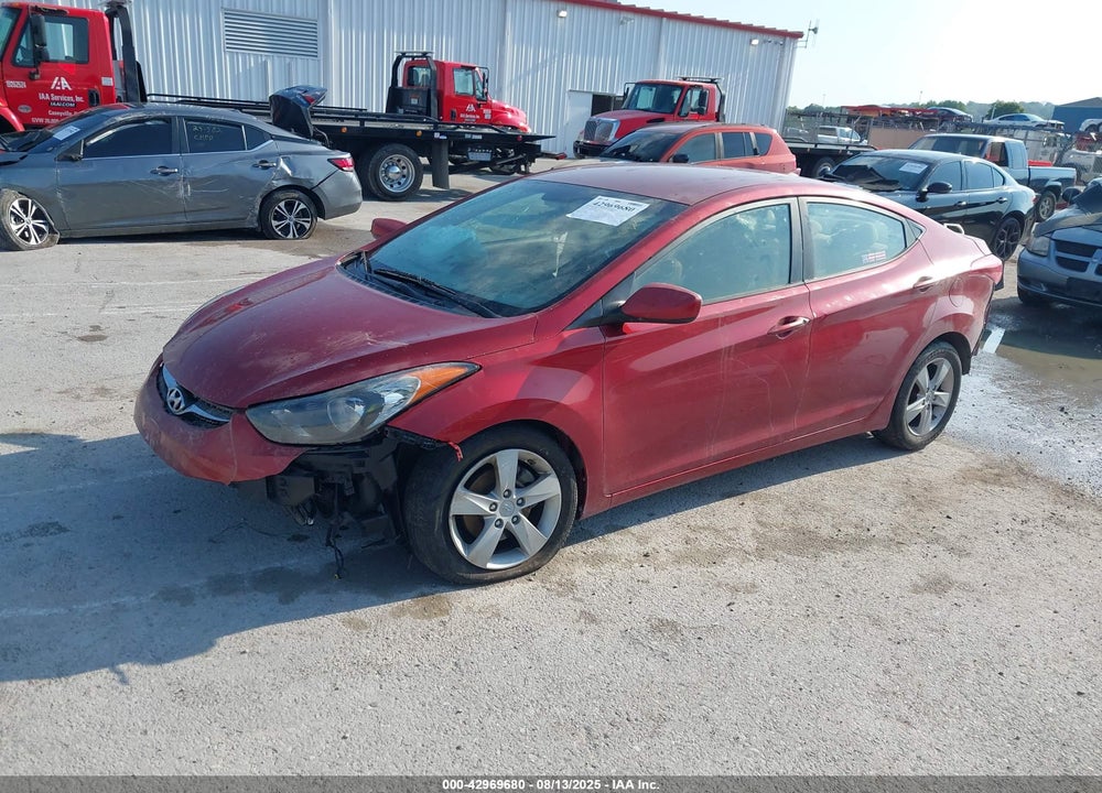 2012 HYUNDAI ELANTRA VIN: KMHDH4AE6CU414601