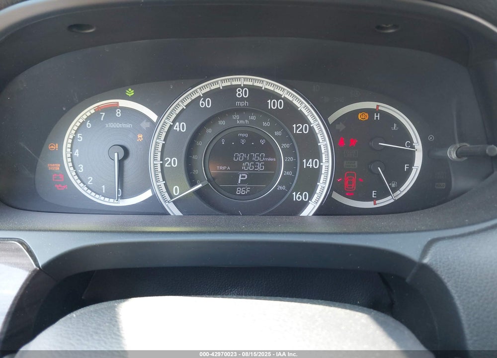 2016 HONDA ACCORD VIN: 1HGCR2F73GA078801