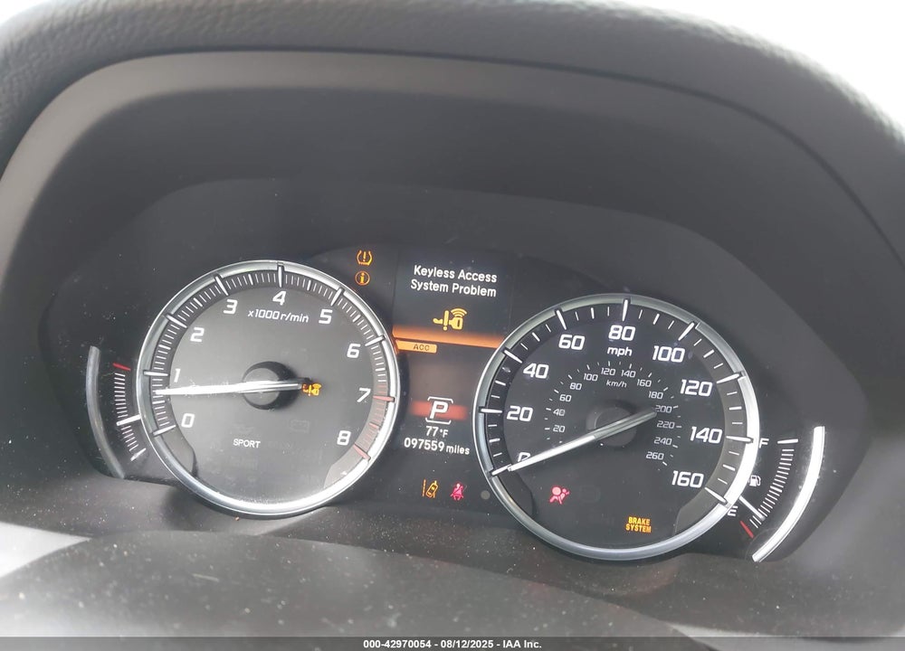 2017 ACURA TLX ADVANCE PACKAGE VIN: 19UUB3F70HA001562