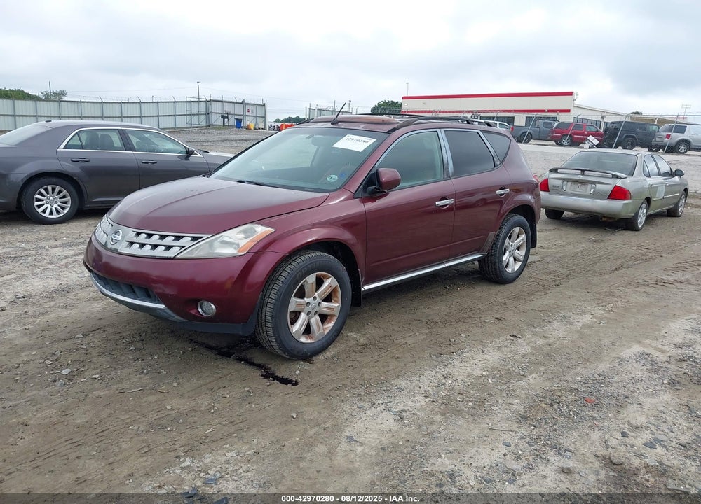 2007 NISSAN MURANO SL VIN: JN8AZ08T37W519953