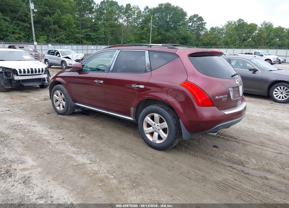2007 NISSAN MURANO SL VIN: JN8AZ08T37W519953