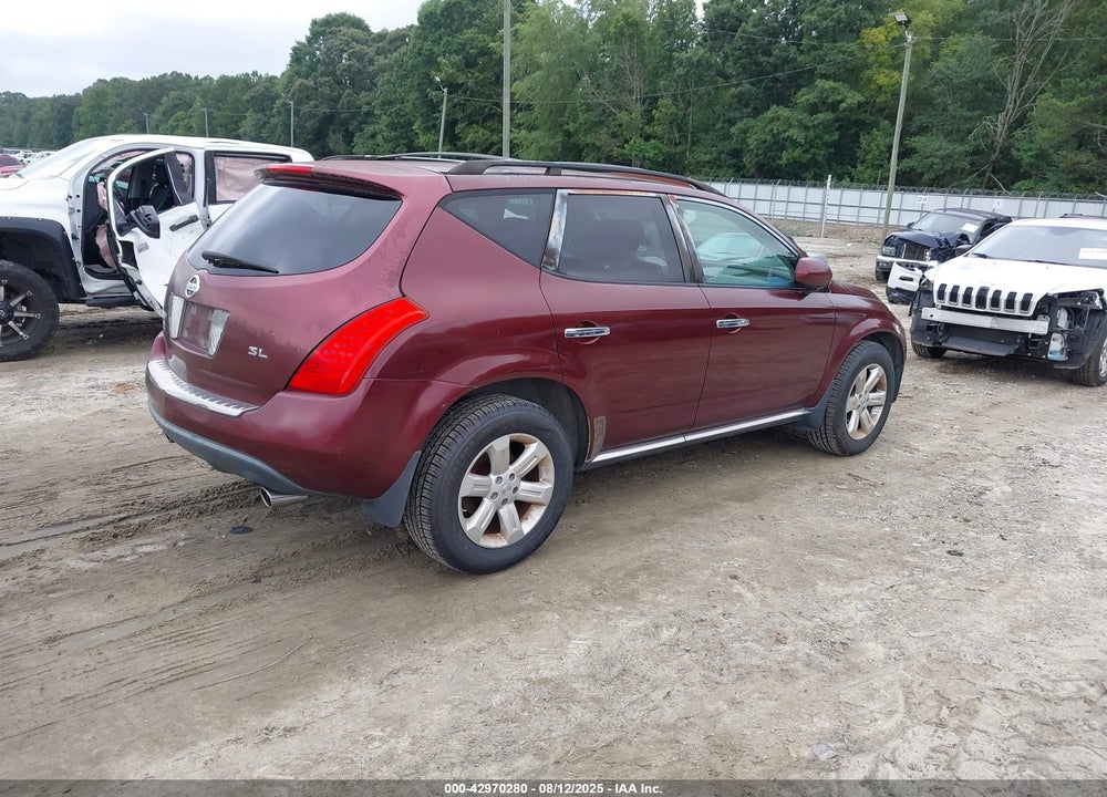 2007 NISSAN MURANO SL VIN: JN8AZ08T37W519953