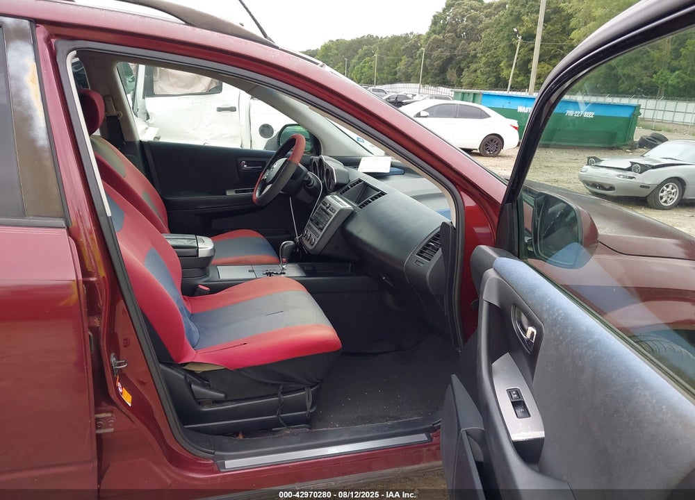 2007 NISSAN MURANO SL VIN: JN8AZ08T37W519953