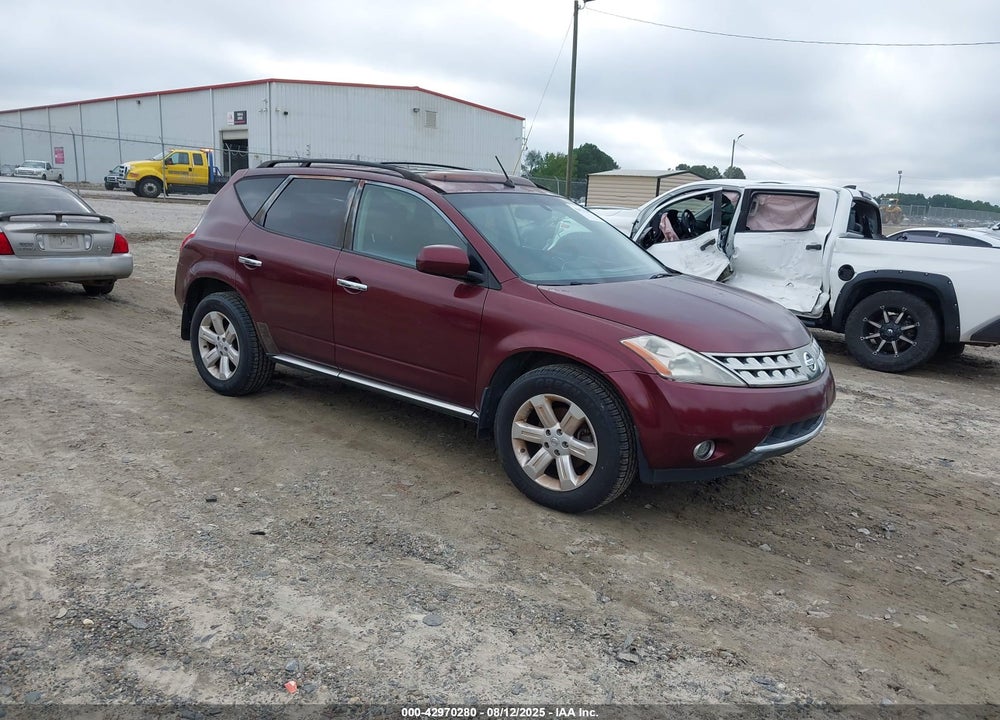2007 NISSAN MURANO SL VIN: JN8AZ08T37W519953