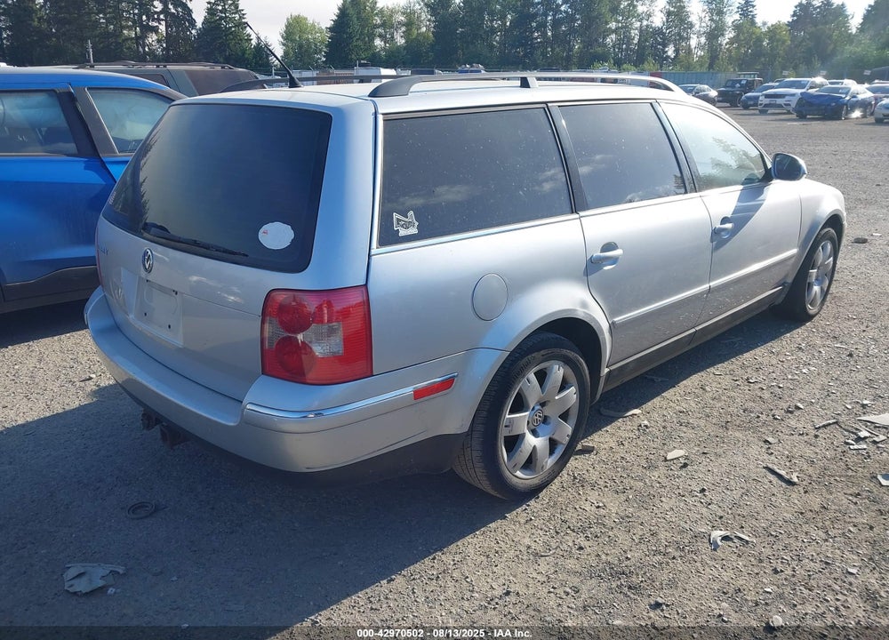 2005 VOLKSWAGEN PASSAT WAGON GLS VIN: WVWCD63B35E104493