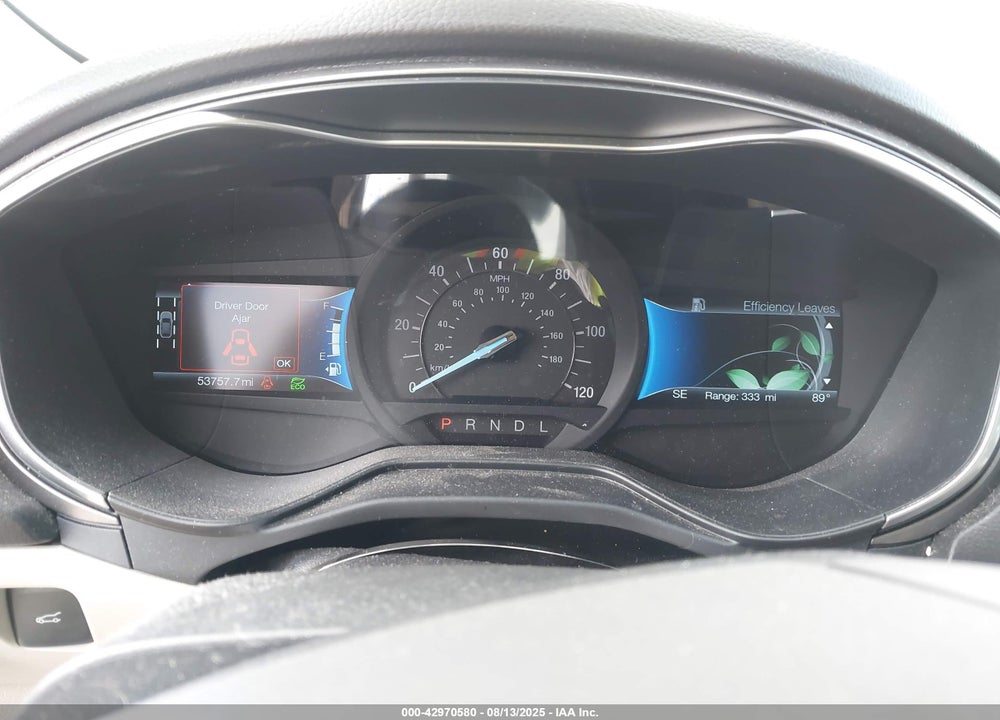 2019 FORD FUSION HYBRID SE VIN: 3FA6P0LU9KR104225