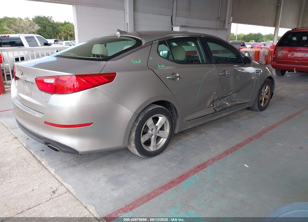 2015 KIA OPTIMA LX VIN: KNAGM4A7XF5556718