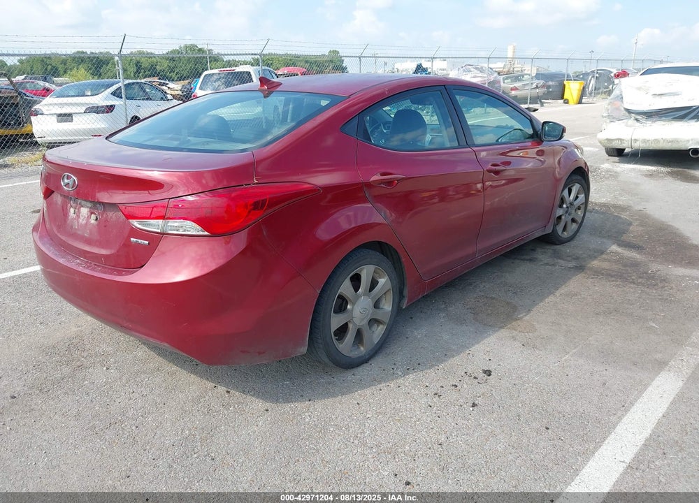 2011 HYUNDAI ELANTRA LIMITED (ULSAN PLANT) VIN: KMHDH4AE1BU105603