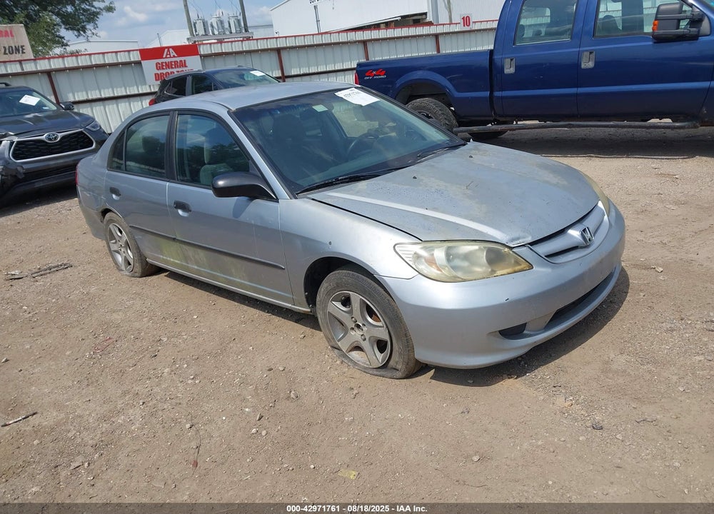 2005 HONDA CIVIC VP VIN: 1HGES16325L010849