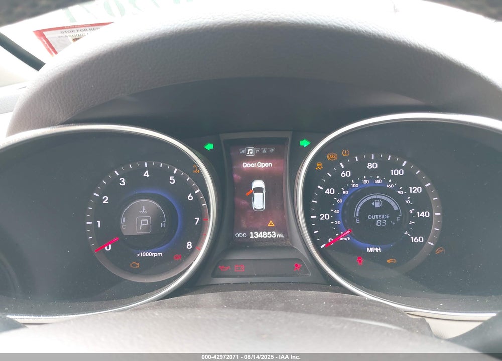 2013 HYUNDAI SANTA FE VIN: 5XYZUDLB2DG088761