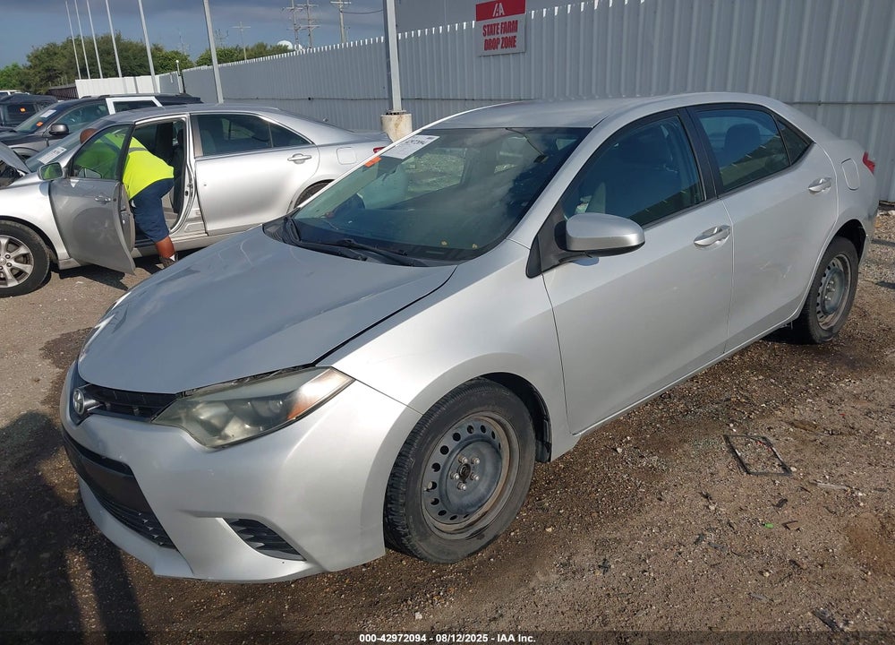 2015 TOYOTA COROLLA VIN: 5YFBURHE8FP295493