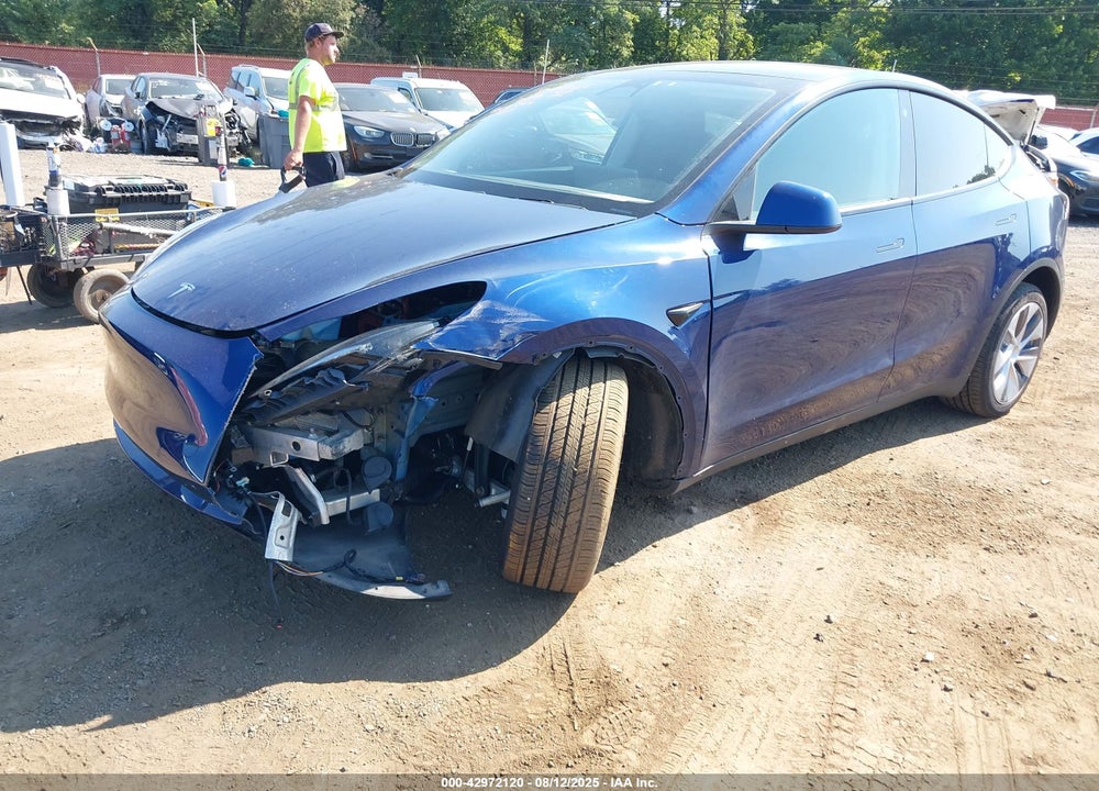2021 TESLA MODEL Y LONG RANGE DUAL MOTOR ALL-WHEEL DRIVE VIN: 5YJYGDEE5MF066691
