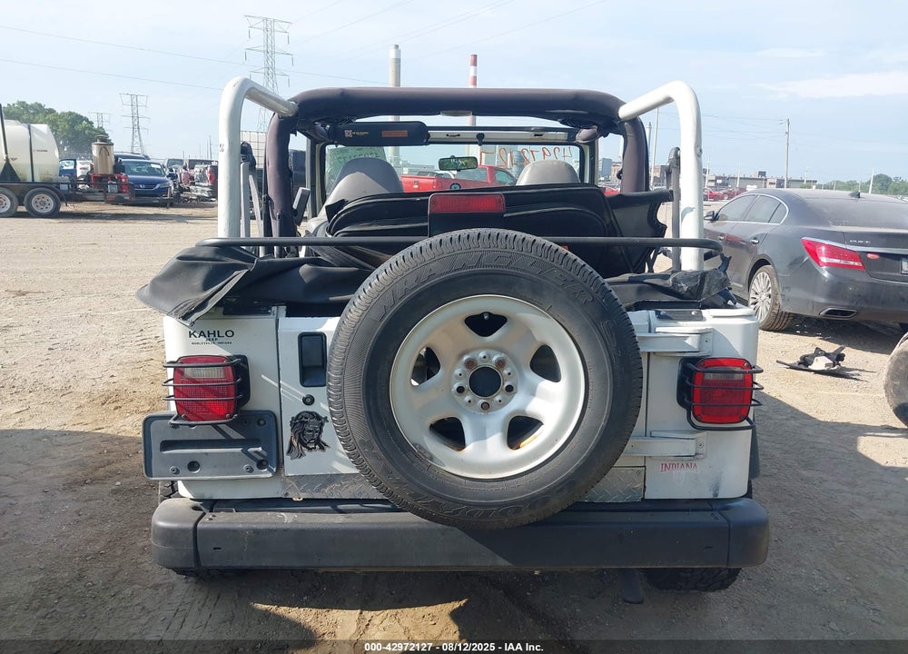 1998 JEEP WRANGLER SE VIN: 1J4FY29P5WP797211