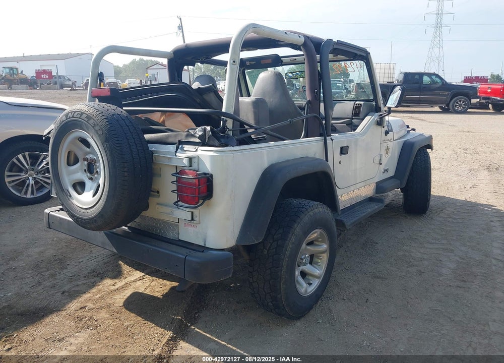 1998 JEEP WRANGLER SE VIN: 1J4FY29P5WP797211
