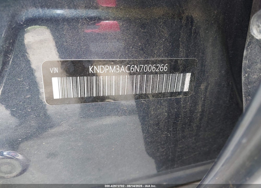 2022 KIA SPORTAGE VIN: KNDPM3AC6N7006266
