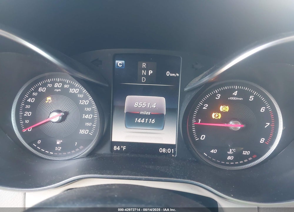 2017 MERCEDES-BENZ GLC CLASS VIN: WDC0G4JB1HV005526