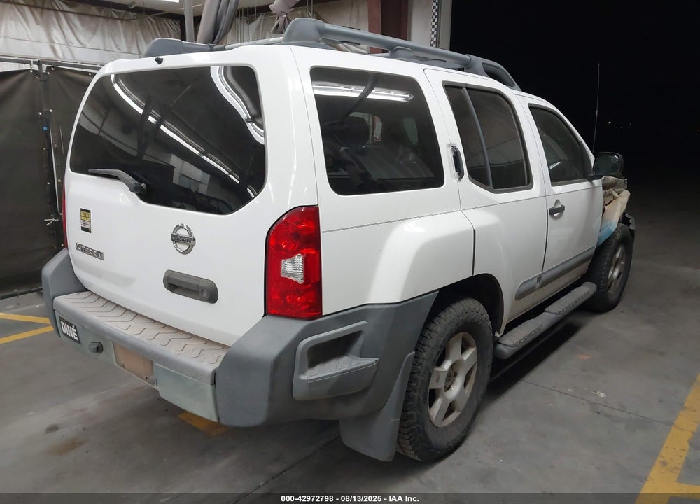 2005 NISSAN XTERRA S VIN: 5N1AN08U65C609320