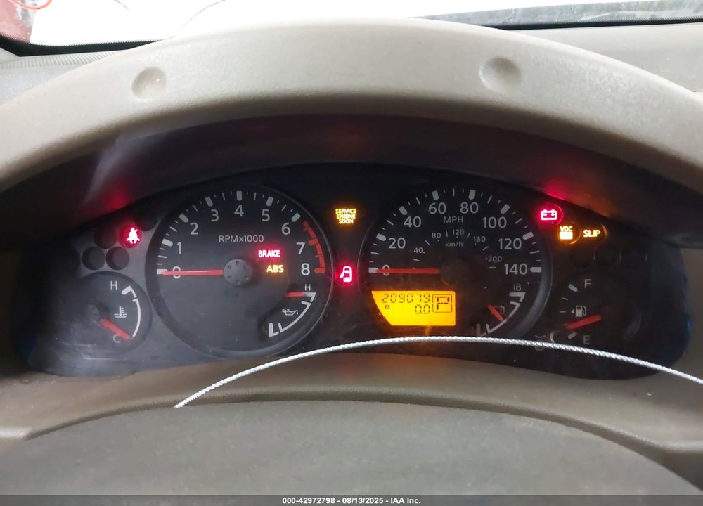 2005 NISSAN XTERRA S VIN: 5N1AN08U65C609320