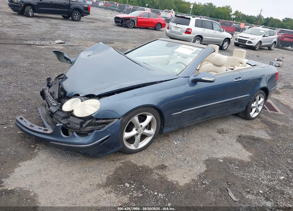 2005 MERCEDES-BENZ CLK 320 VIN: WDBTK65G75T049166