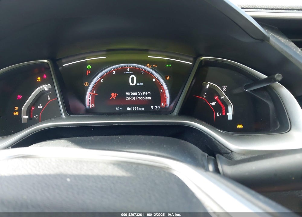 2021 HONDA CIVIC VIN: 2HGFC2F84MH555935