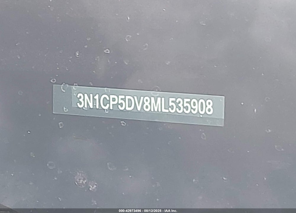 2021 NISSAN KICKS VIN: 3N1CP5DV8ML535908
