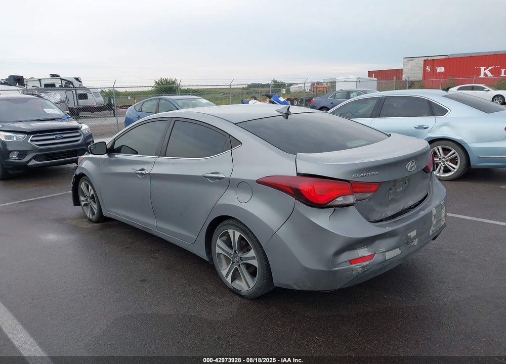 2014 HYUNDAI ELANTRA VIN: KMHDH4AH6EU085203