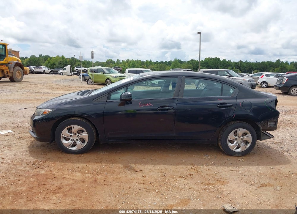 2013 HONDA CIVIC VIN: 2HGFB2F56DH584717