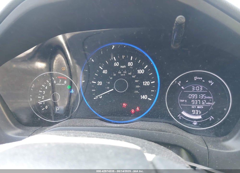 2018 HONDA HR-V EX VIN: 3CZRU6H51JG715231