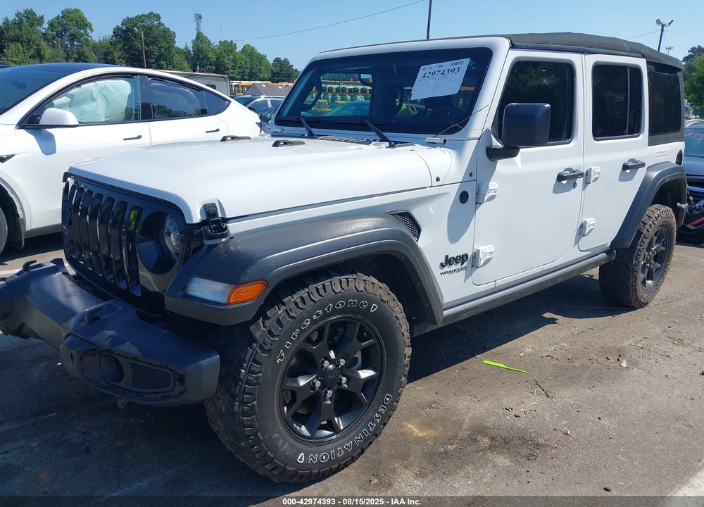 2022 JEEP WRANGLER UNLIMITED WILLYS 4X4 VIN: 1C4HJXDG8NW259579