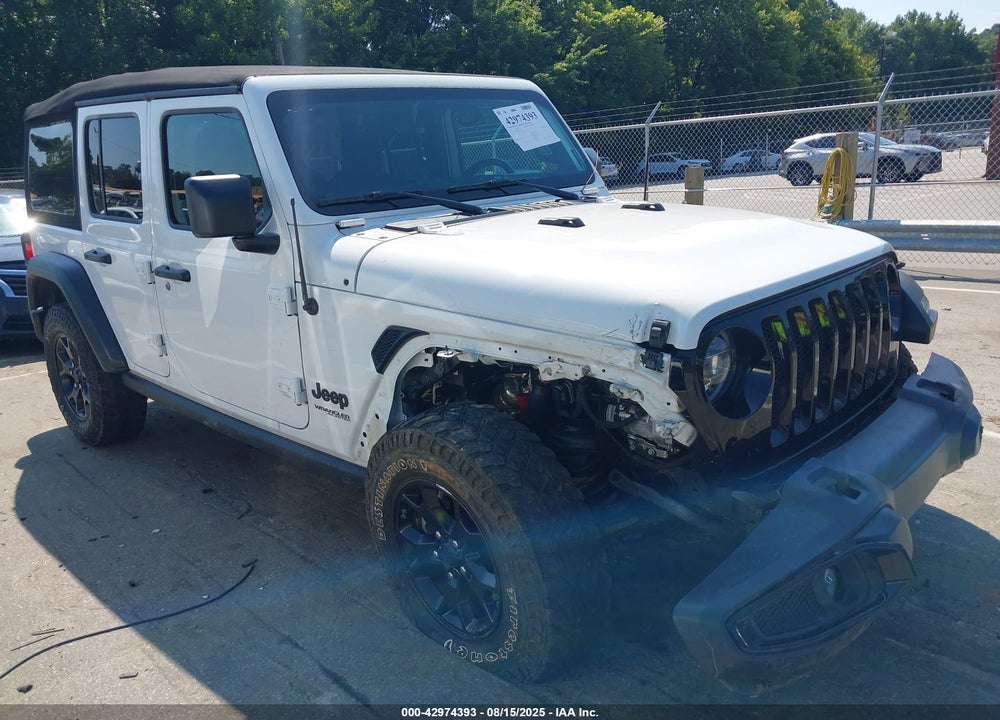 2022 JEEP WRANGLER UNLIMITED WILLYS 4X4 VIN: 1C4HJXDG8NW259579
