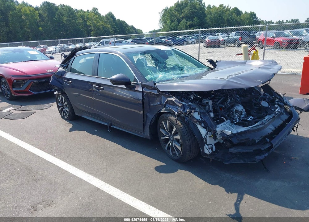 2022 HONDA CIVIC EX-L VIN: 19XFL1H72NE016448