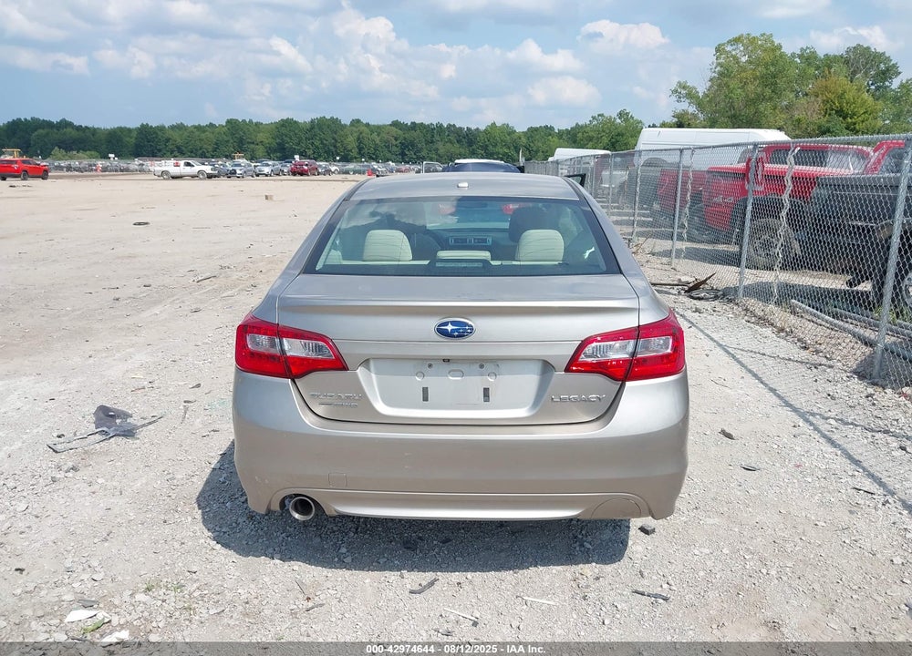 2015 SUBARU LEGACY VIN: 4S3BNBC6XF3005171
