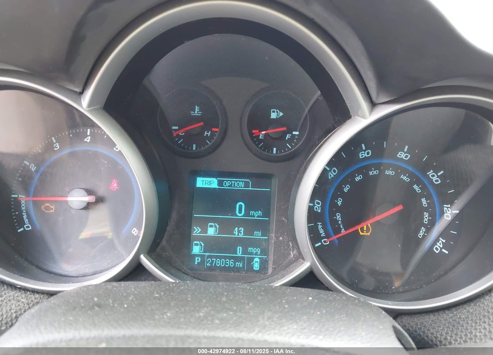 2013 CHEVROLET CRUZE VIN: 1G1PE5SBXD7157455
