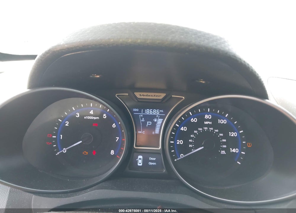 2013 HYUNDAI VELOSTER VIN: KMHTC6AE9DU118723