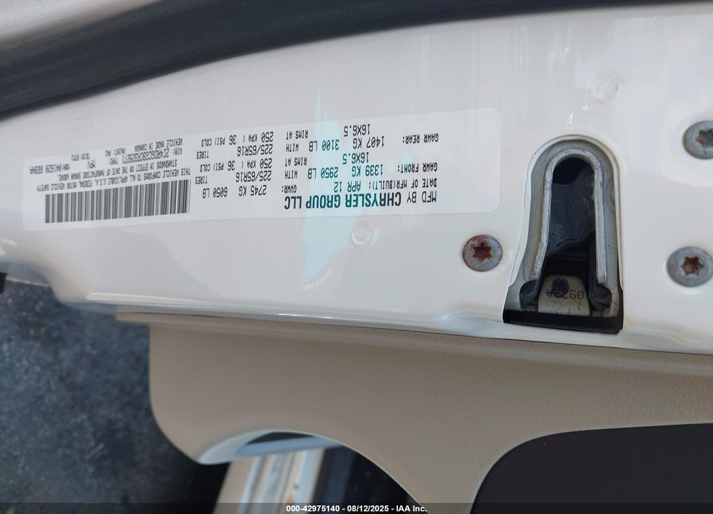 2012 DODGE GRAND CARAVAN SXT VIN: 2C4RDGCG9CR329271