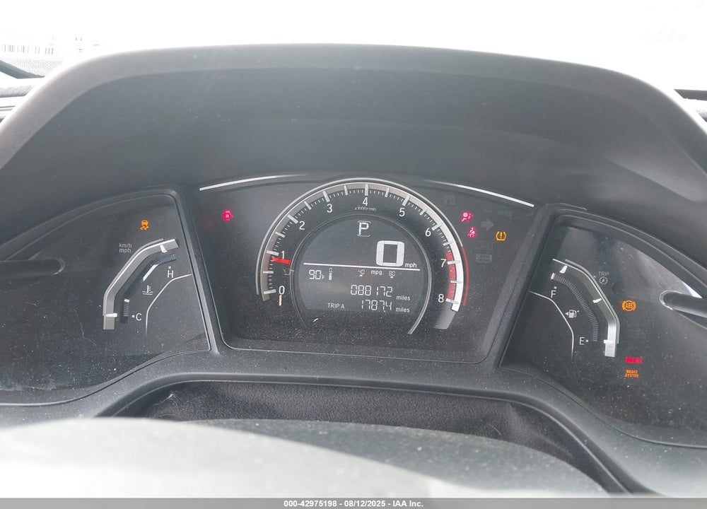 2016 HONDA CIVIC VIN: 19XFC2F55GE017927