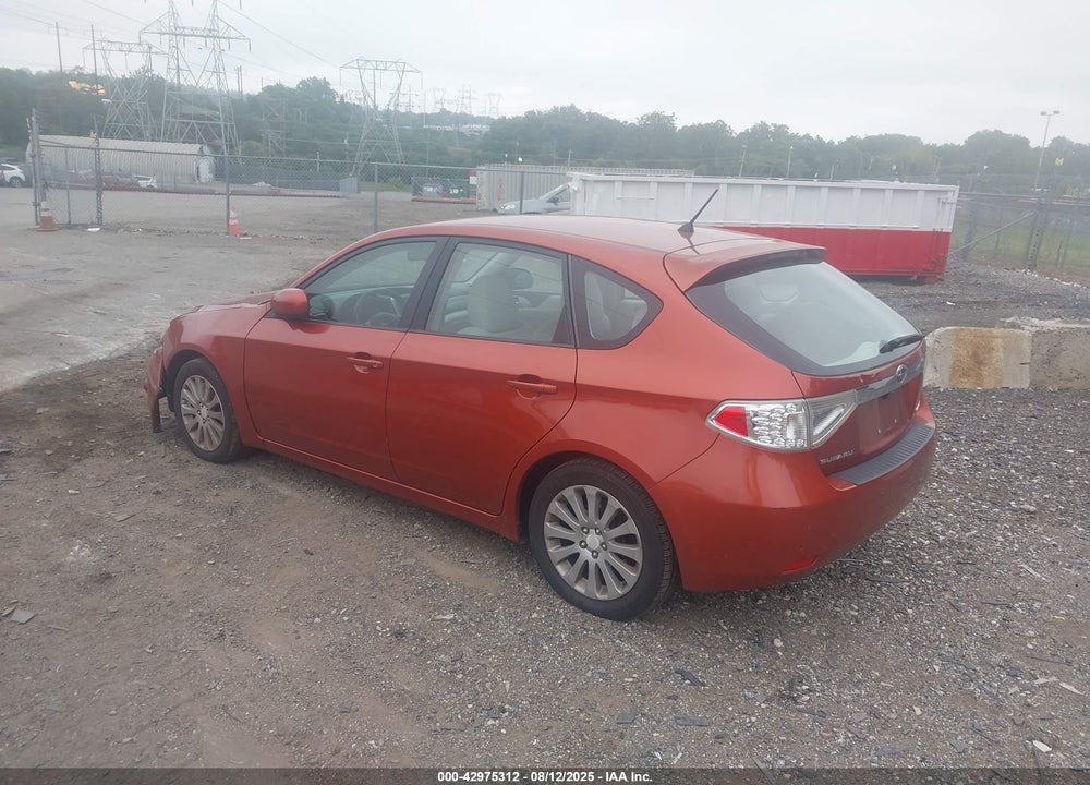 2009 SUBARU IMPREZA VIN: JF1GH61639H823054