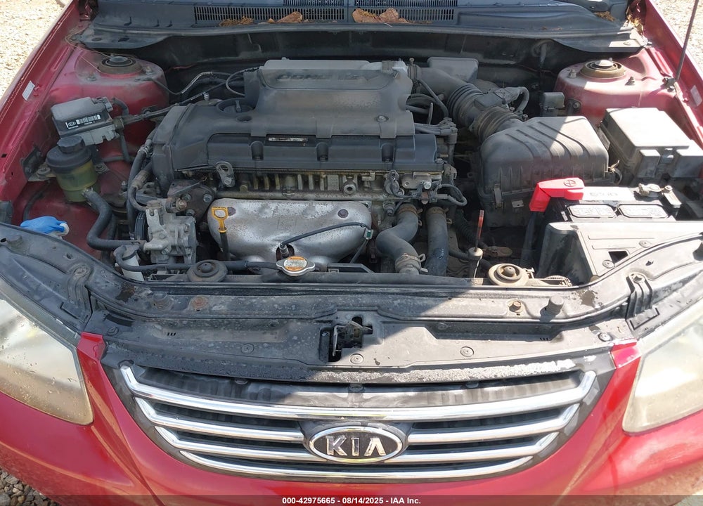 2009 KIA SPECTRA VIN: KNAFE221195591143