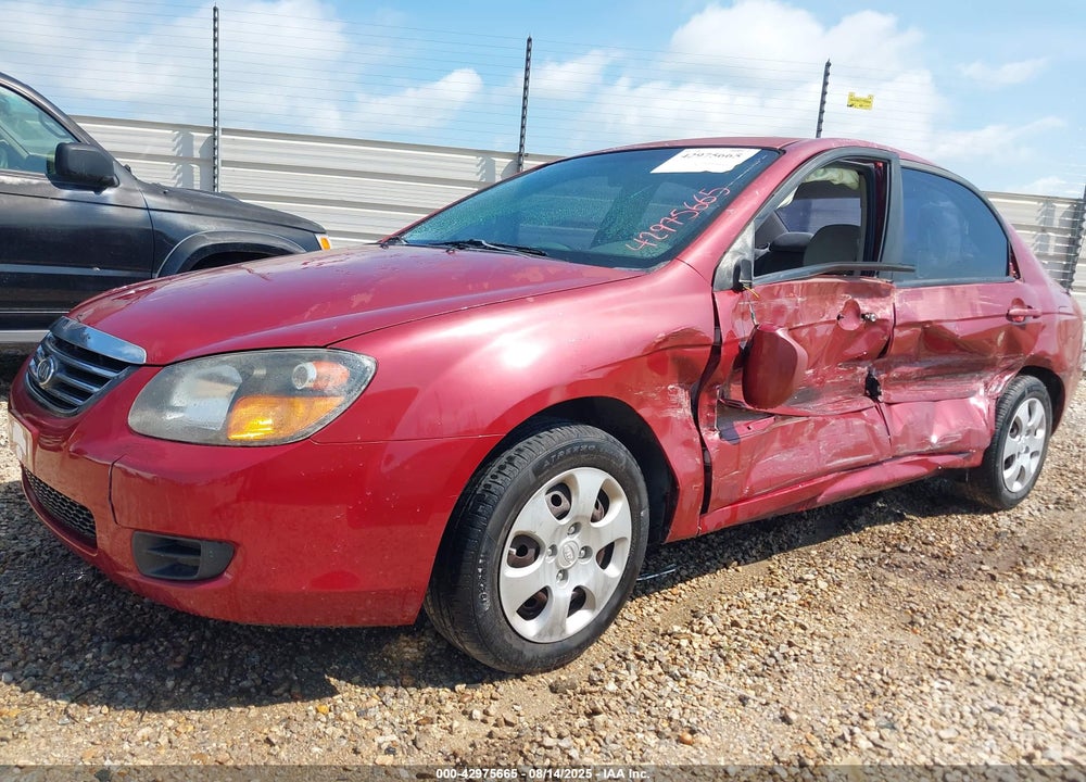 2009 KIA SPECTRA VIN: KNAFE221195591143